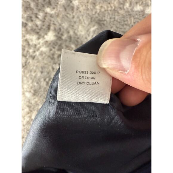 NEW Pendleton Petite Size 16 Career Minimalist Wool Midi Pencil Skirt Navy Zip - Picture 10 of 12